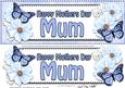Large Dl Mothers Day Mum Floral Butterflies 3D Decoupage