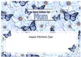 Mothers Day Mum Floral Butterflies Large Dl Matching Insert