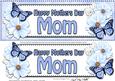 Large Dl Mothers Day Mom Floral Butterflies 3D Decoupage