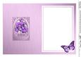 Roses & Butterflies Fancy Arch Shaped Insert