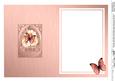 Butterfly & Wild Roses Fancy Arch Shaped Matching Insert