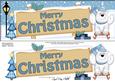 Christmas Polar Bear Signpost Large Dl Easicut 3D Decoupage