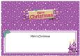 Christmas Trees Signpost Large Dl Matching Insert