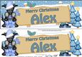 Xmas Alex Scottie Dog Signpost Large Dl Easicut Decoupage