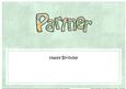 Happy Birthday Partner Roses Matching Large Dl Insert