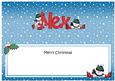 Merry Christmas Alex Snowmen Matching Large Dl Insert