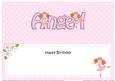 Birthday Angel Ballerina Large Dl Matching Large Dl Insert