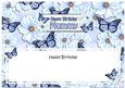 Birthday Mummy Floral Butterflies Large Dl Matching Insert