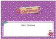 Christmas Robin Signpost Large Dl Matching Insert