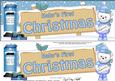 Babys 1st Christmas Teddy Signpost Lge Dl Easicut Decoupage