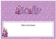 Merry Christmas Holly Trees Matching Large Dl Insert