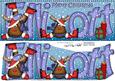 Merry Christmas Elliott Rudolph Large Dl & 3D Decoupage