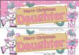 Xmas Daughter Snowmen Signpost Lge Dl Easicut Decoupage