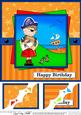 8 x 8 Pirate Joze Birthday Scalloped Corner Topper