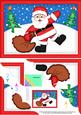 A5 Xmas Santa's Sack Scallop Corner Side Stacker