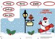 Christmas Ben Polar Bear's Cracker Lottery Wallet Card