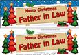 Xmas Father in Law Trees Signpost Large Dl Easicut 3D Decoup