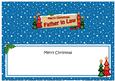 Xmas Father in Law Trees Signpost Large Dl Matching Insert