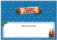 Xmas Daughter & Son in Law Trees Signpost Large Dl Insert