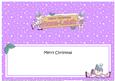 Xmas Anna-leigh Snowmen Signpost Large Dl Matching Insert