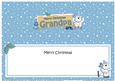 Xmas Grandpa Polar Bear Signpost Large Dl Matching Insert