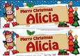 Xmas Alicia Gigi Horse Signpost Large Dl Easicut Decoupage