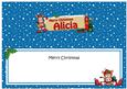Xmas Alicia Gigi Horse Signpost Large Dl Matching Insert