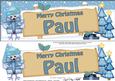 Xmas Paul Robin Signpost Large Dl Easicut Decoupage