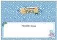 Xmas Paul Robin Signpost Large Dl Matching Insert