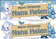 Xmas Nana Helen Westie Dog Signpost Lge Dl Easicut Decoupage