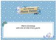 Xmas Nana Helen Westie Dog Signpost Large Dl Matching Insert