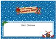 Xmas Lindsay & Howie Signpost Large Dl Matching Insert
