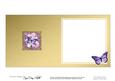 Butterfly Floral Round Edged Shape Matching Insert