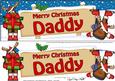 Xmas Daddy Rudolph Signpost Large Dl Easicut 3D Decoupage