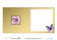 Butterfly Floral Round Edged Shaped Matching Insert