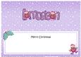 Merry Christmas Imogen Robins Matching Large Dl Insert
