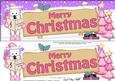 Christmas Westie Dog Signpost Large Dl Easicut 3D Decoupage