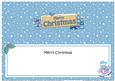 Christmas Robin Signpost Large Dl Matching Insert