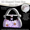 Pretty Daisy Handbag Shaped Treat or Favour Box Mini Kit