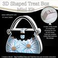 Pretty Daisy Handbag Shaped Treat or Favour Box Mini Kit