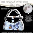 Butterfly & Flower Handbag Shaped Treat Favour Box Mini Kit