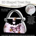 Butterfly & Flower Handbag Shaped Treat Favour Box Mini Kit