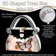 Butterfly & Flower Handbag Shaped Treat Favour Box Mini Kit