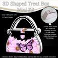 Butterfly & Flower Handbag Shaped Treat Favour Box Mini Kit