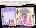 3D Polar Bear's Presents Xmas Door Countdown Animated Card
