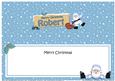 Xmas Robert Santa Signpost Large Dl Matching Insert