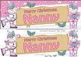 Xmas Nanny Snowman Signpost Large Dl Easicut 3D Decoupage