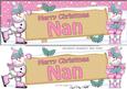 Xmas Nan Snowman Signpost Large Dl Easicut 3D Decoupage