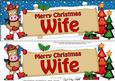 Xmas Wife Gigi Horse Signpost Large Dl Easicut 3D Decoupage
