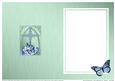 Fancy Cross Pretty Roses Butterfly Pyramid Matching Insert